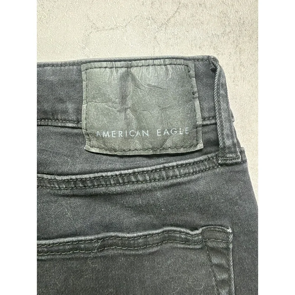 Black American Eagle Next Level Flex Jeans 33x34